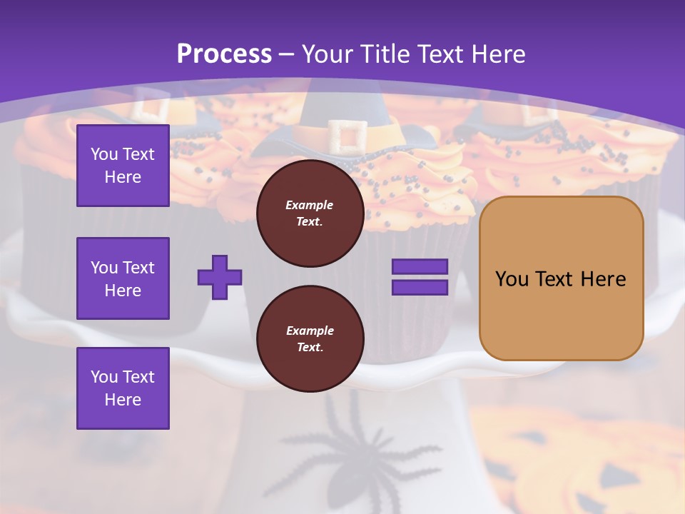 Baked Halloween Party Cakestand PowerPoint Template
