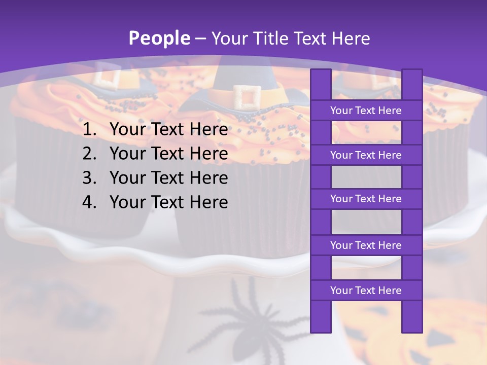 Baked Halloween Party Cakestand PowerPoint Template