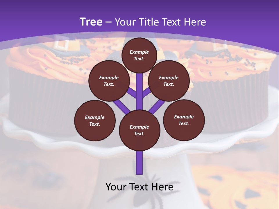 Baked Halloween Party Cakestand PowerPoint Template