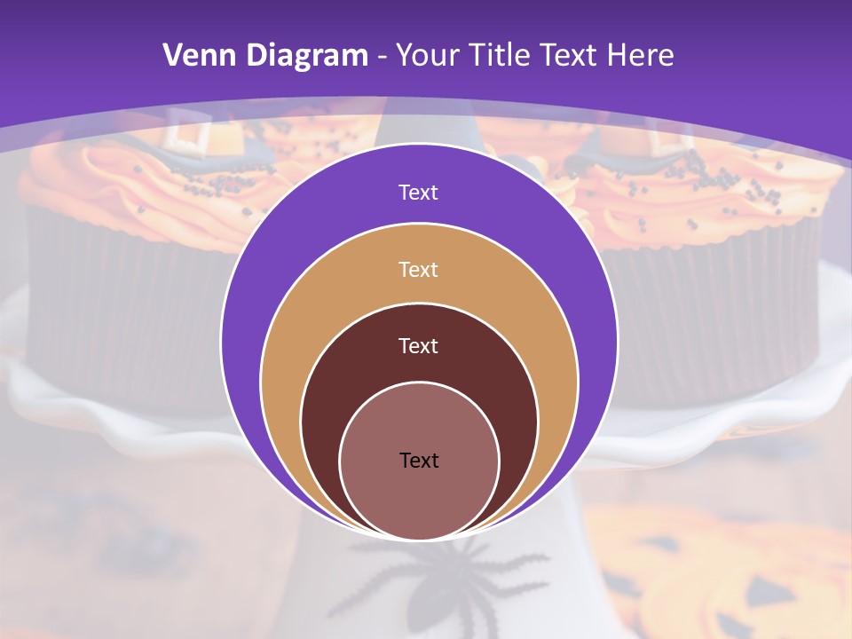 Baked Halloween Party Cakestand PowerPoint Template