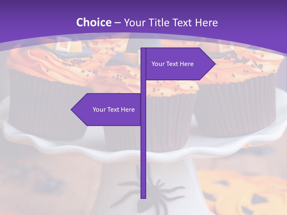 Baked Halloween Party Cakestand PowerPoint Template