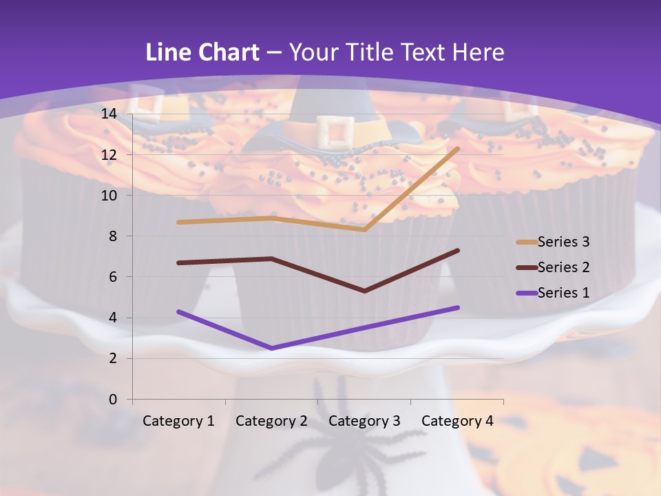 Baked Halloween Party Cakestand PowerPoint Template