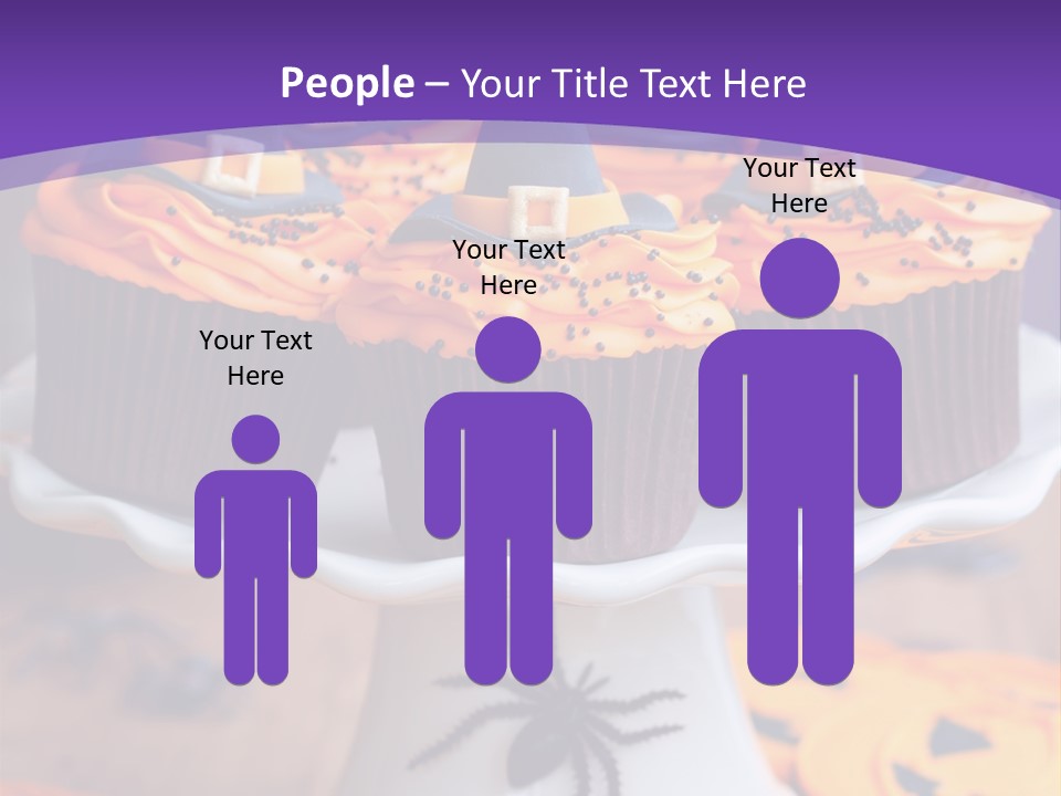 Baked Halloween Party Cakestand PowerPoint Template