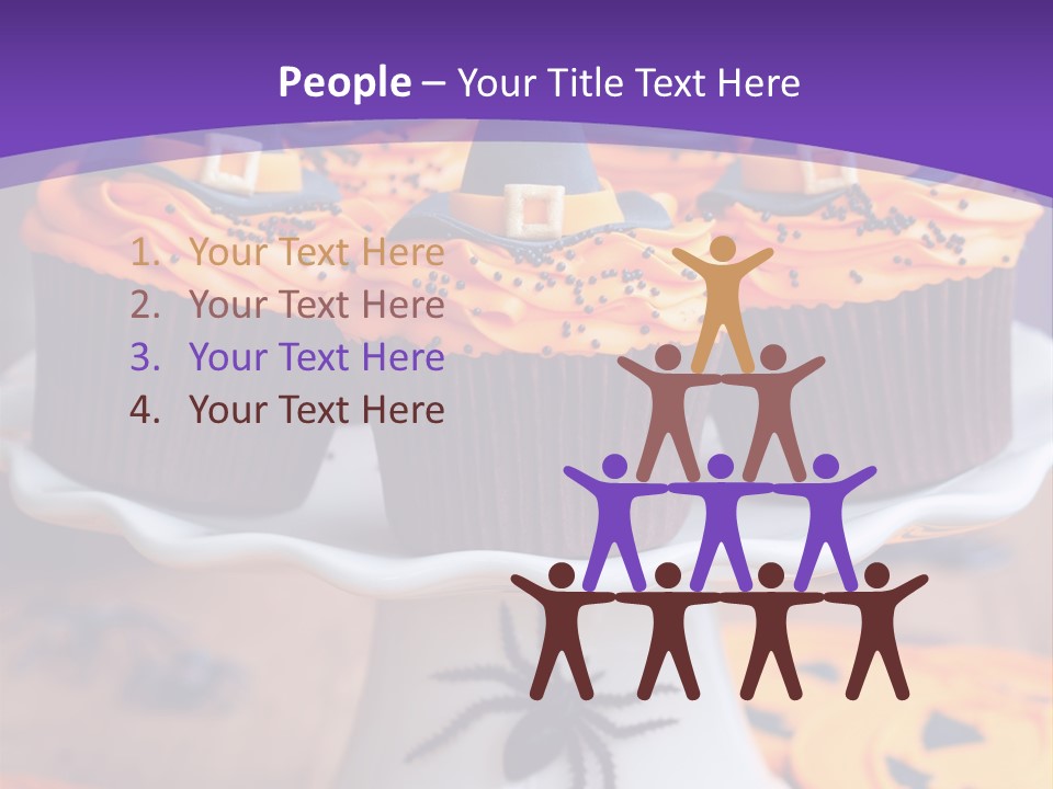 Baked Halloween Party Cakestand PowerPoint Template