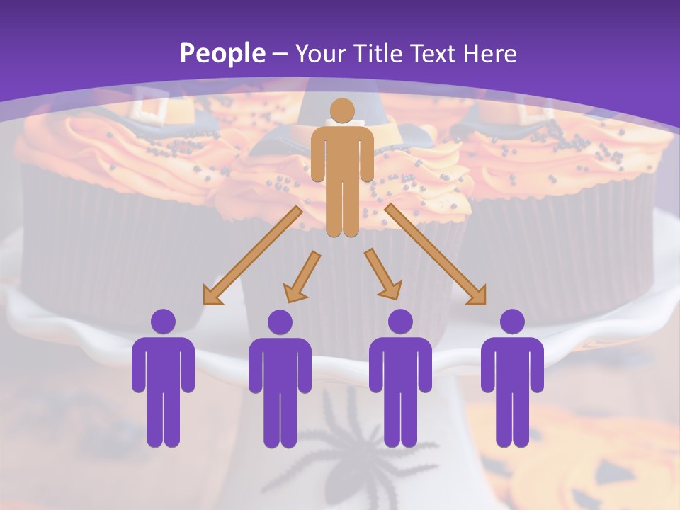 Baked Halloween Party Cakestand PowerPoint Template