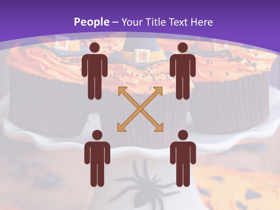 Baked Halloween Party Cakestand PowerPoint Template