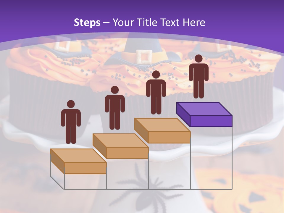 Baked Halloween Party Cakestand PowerPoint Template