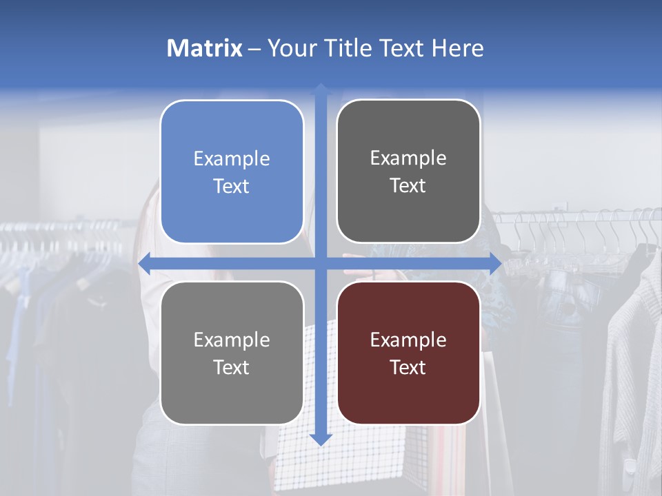 Portrait Length Cloth PowerPoint Template