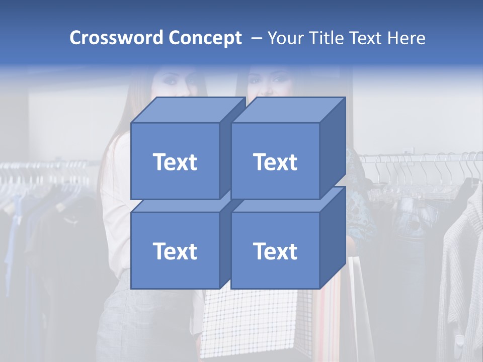 Portrait Length Cloth PowerPoint Template