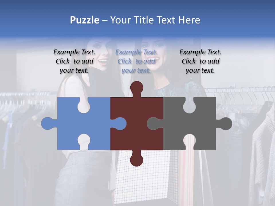 Portrait Length Cloth PowerPoint Template