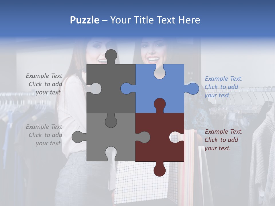 Portrait Length Cloth PowerPoint Template