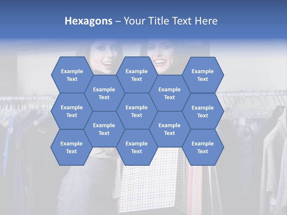 Portrait Length Cloth PowerPoint Template