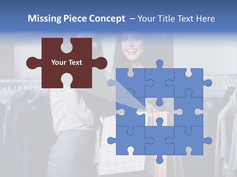 Portrait Length Cloth PowerPoint Template