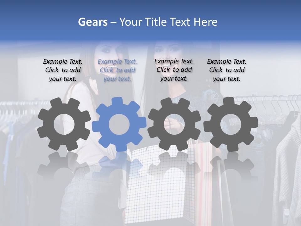 Portrait Length Cloth PowerPoint Template