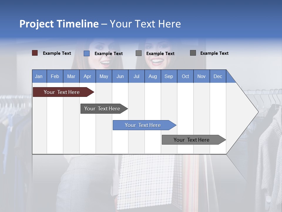 Portrait Length Cloth PowerPoint Template