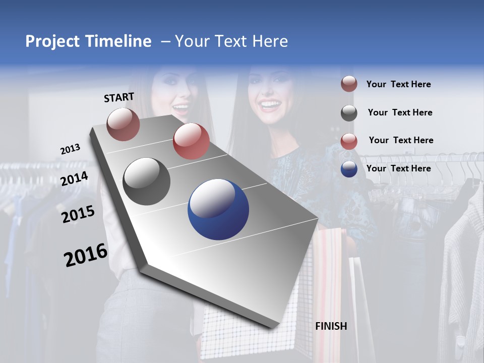 Portrait Length Cloth PowerPoint Template