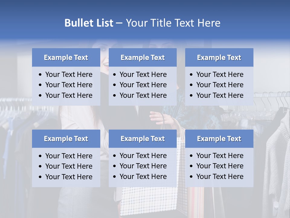 Portrait Length Cloth PowerPoint Template