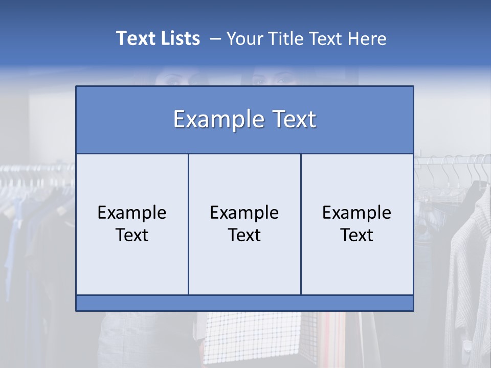 Portrait Length Cloth PowerPoint Template