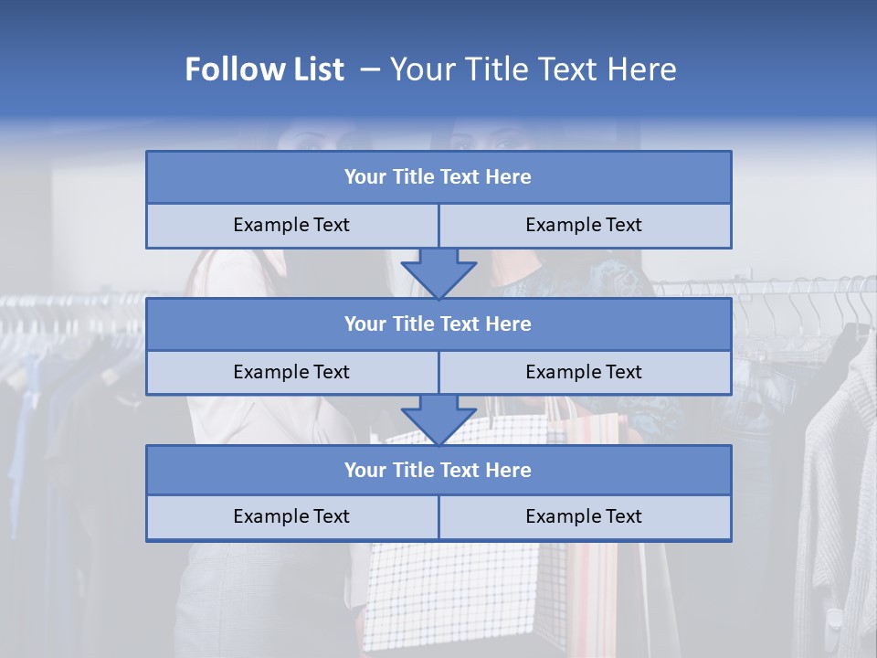 Portrait Length Cloth PowerPoint Template