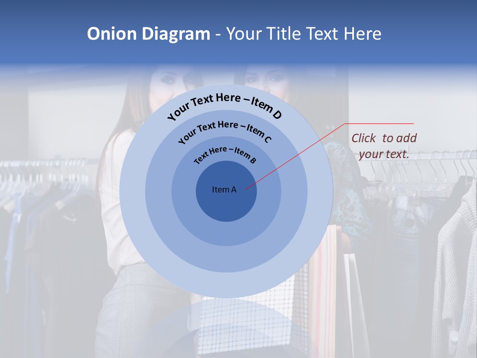 Portrait Length Cloth PowerPoint Template