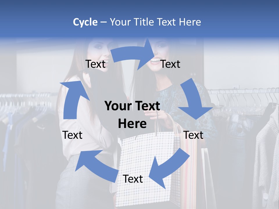 Portrait Length Cloth PowerPoint Template