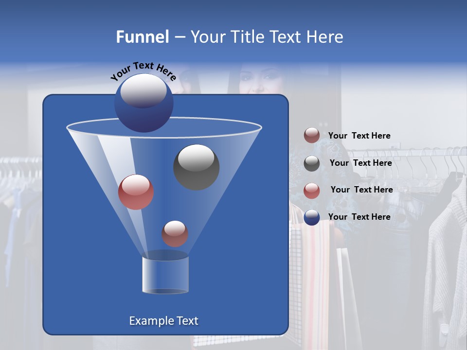 Portrait Length Cloth PowerPoint Template