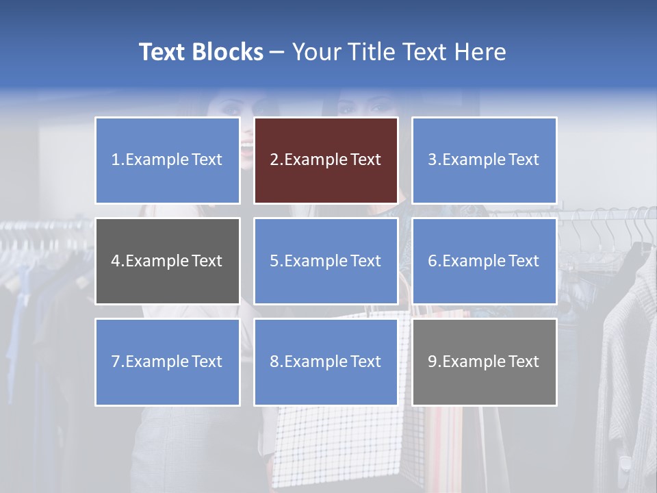 Portrait Length Cloth PowerPoint Template