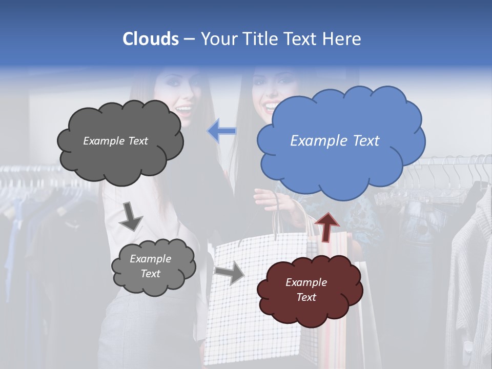 Portrait Length Cloth PowerPoint Template