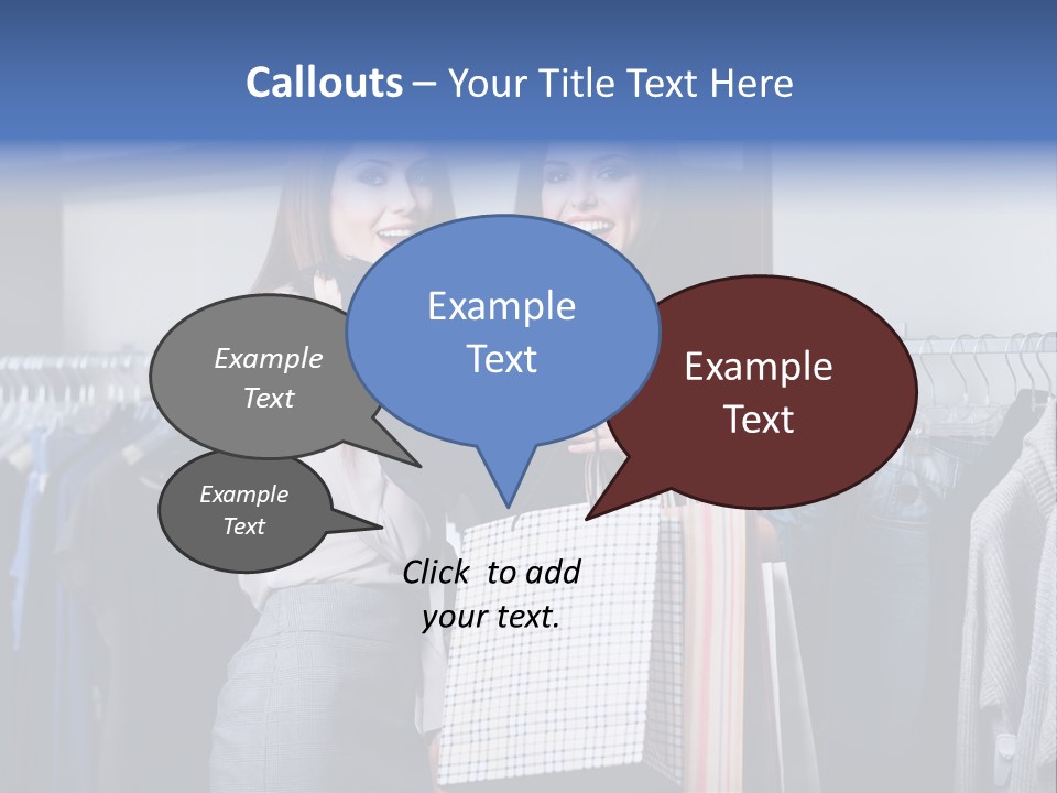 Portrait Length Cloth PowerPoint Template