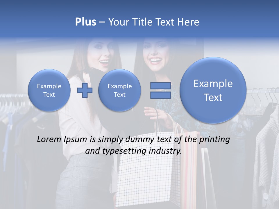 Portrait Length Cloth PowerPoint Template