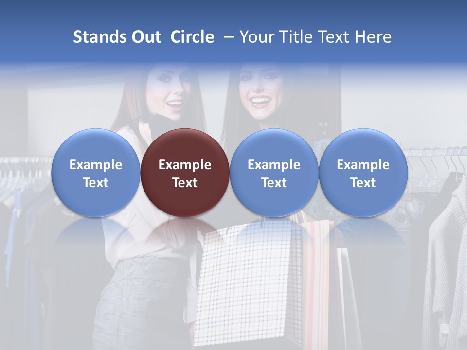 Portrait Length Cloth PowerPoint Template