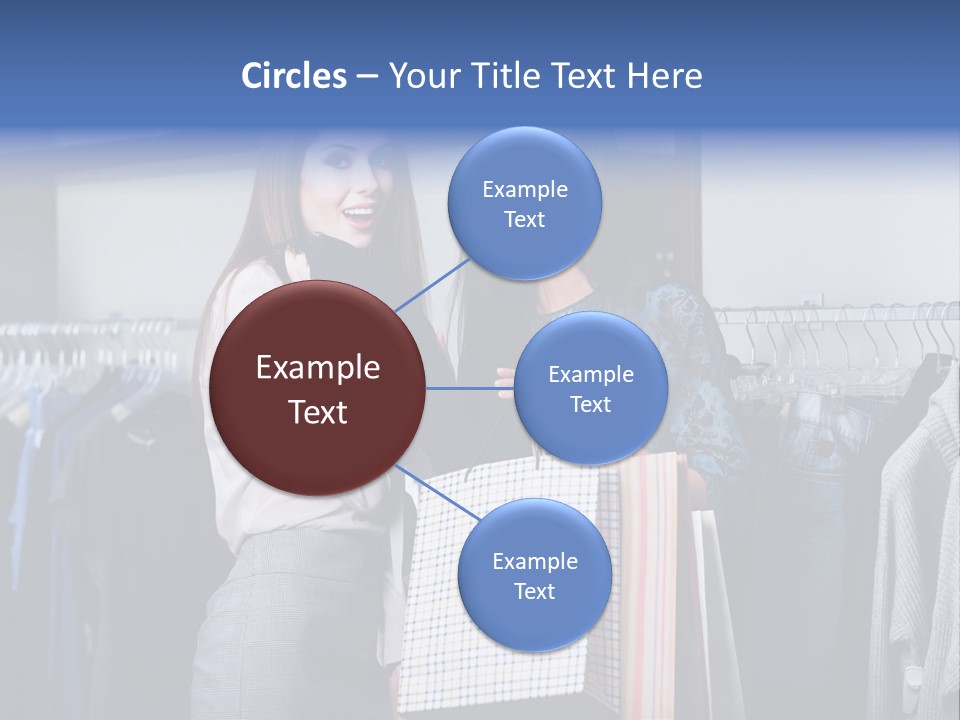 Portrait Length Cloth PowerPoint Template