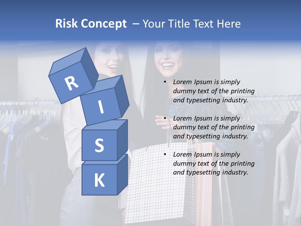 Portrait Length Cloth PowerPoint Template