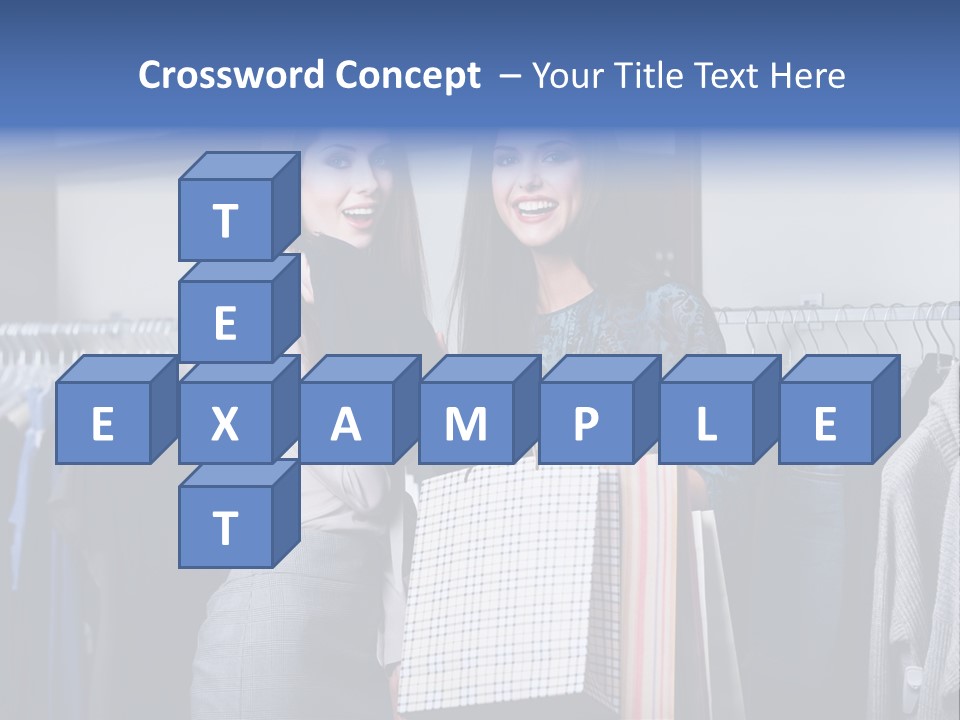 Portrait Length Cloth PowerPoint Template