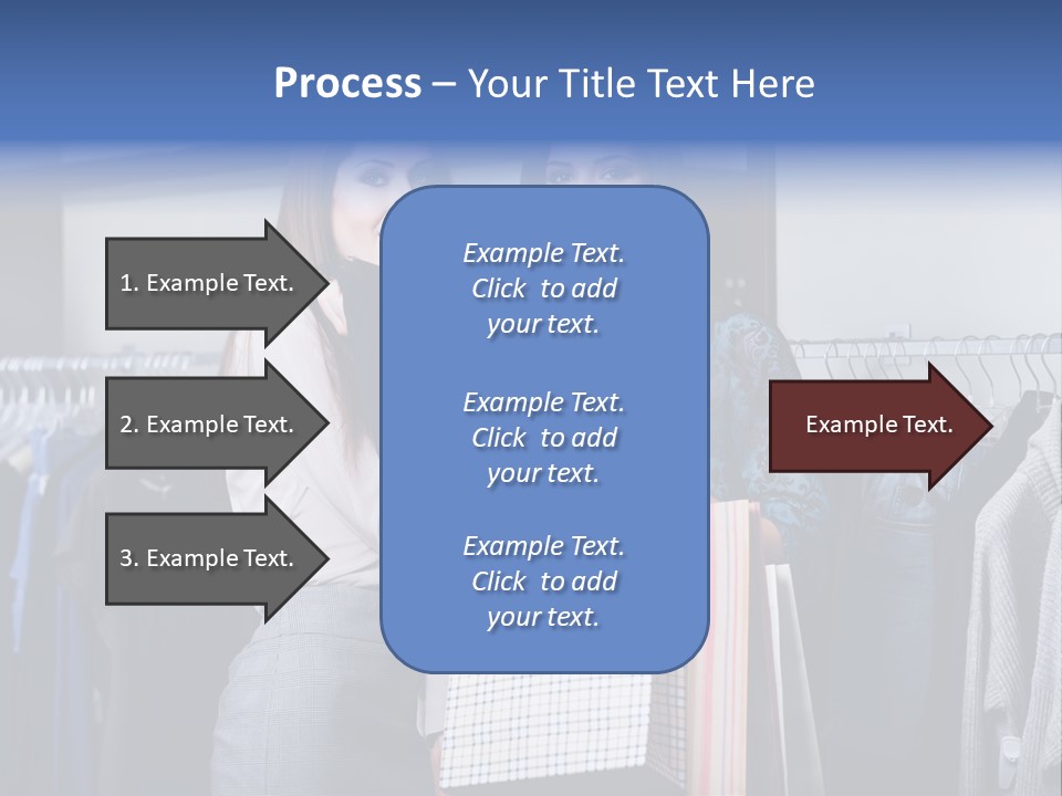 Portrait Length Cloth PowerPoint Template