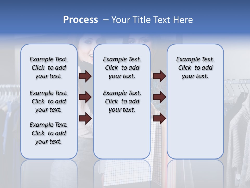 Portrait Length Cloth PowerPoint Template
