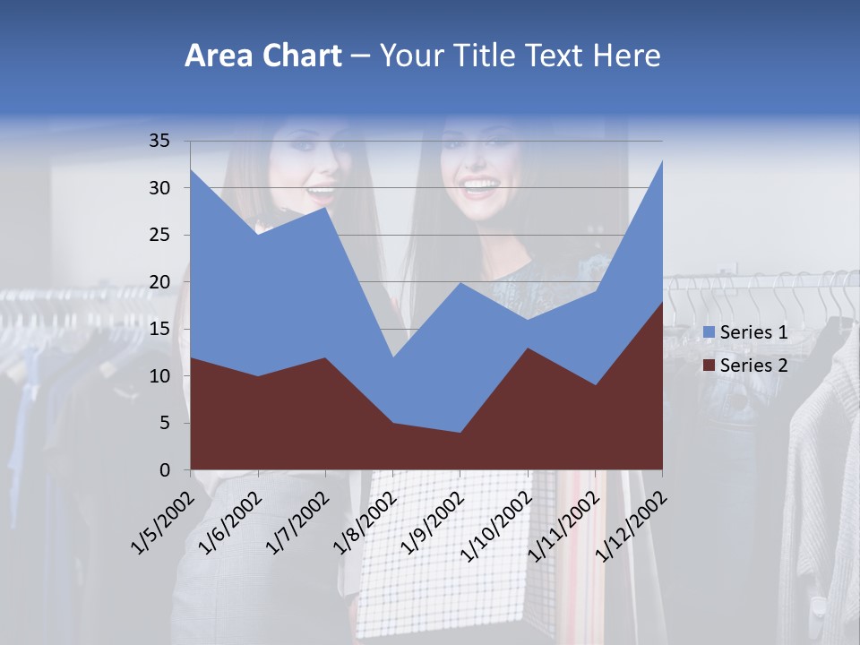 Portrait Length Cloth PowerPoint Template