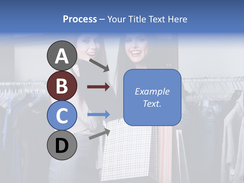 Portrait Length Cloth PowerPoint Template