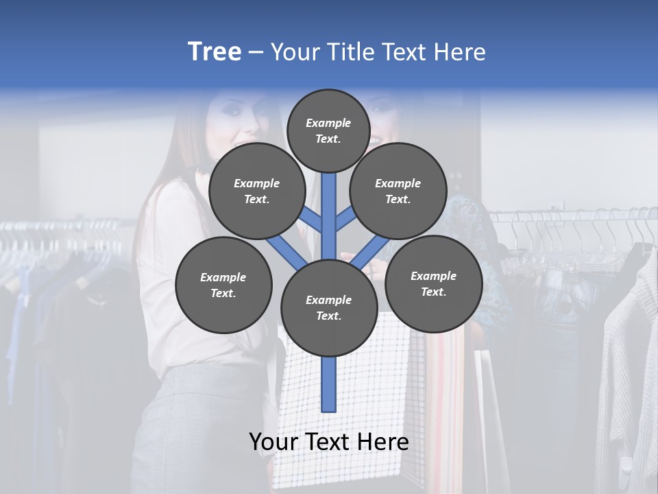 Portrait Length Cloth PowerPoint Template