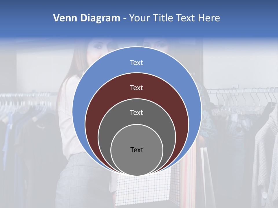 Portrait Length Cloth PowerPoint Template
