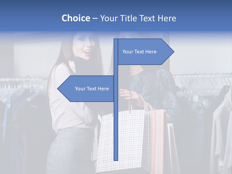 Portrait Length Cloth PowerPoint Template