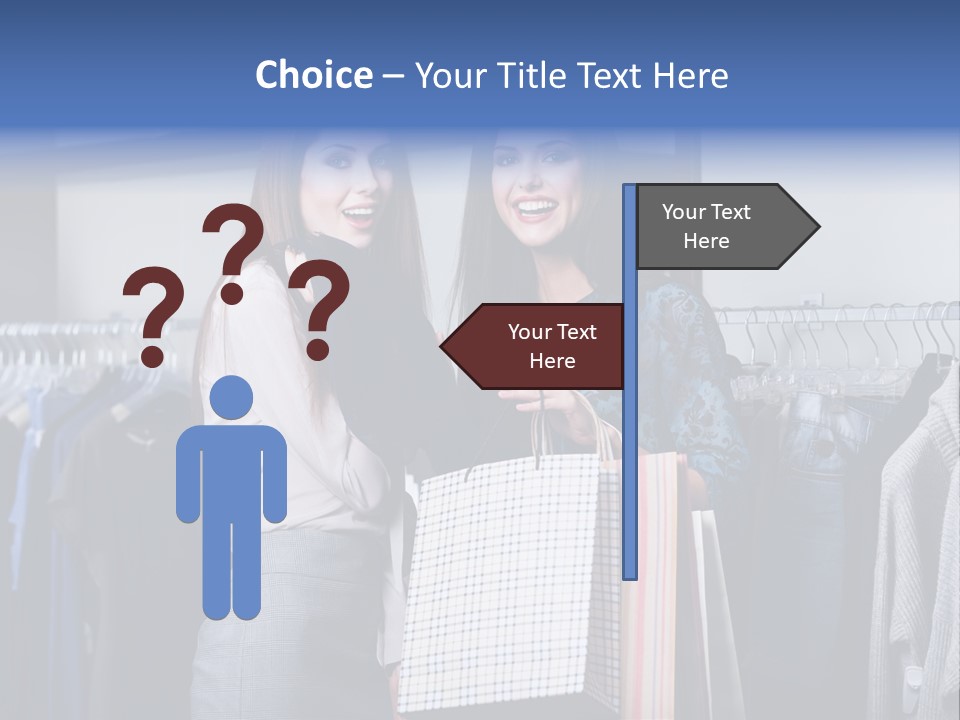 Portrait Length Cloth PowerPoint Template