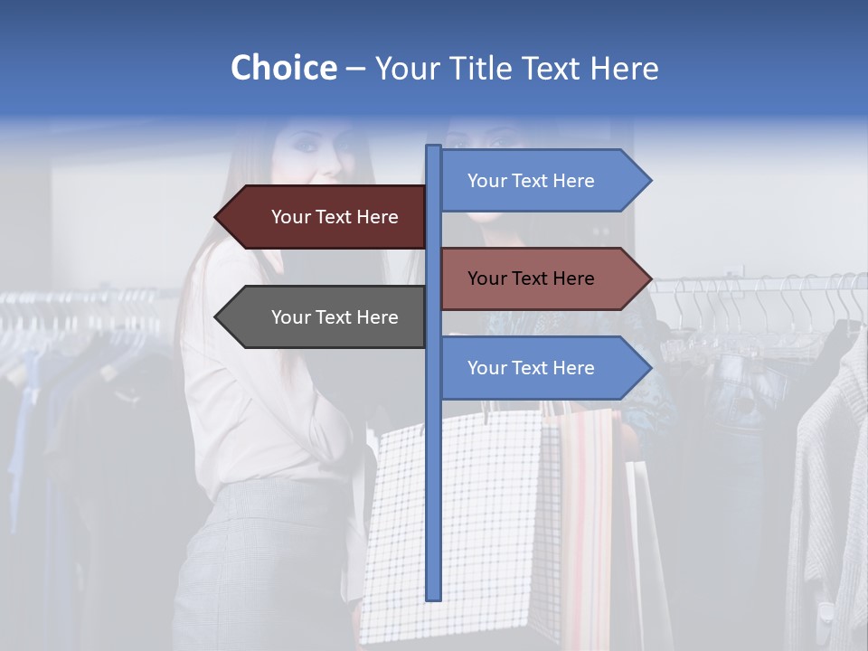 Portrait Length Cloth PowerPoint Template