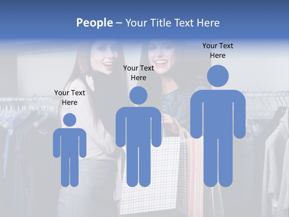 Portrait Length Cloth PowerPoint Template