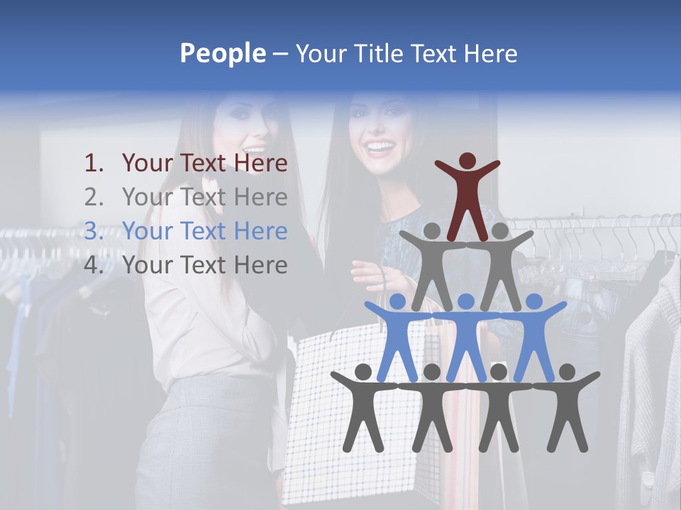 Portrait Length Cloth PowerPoint Template