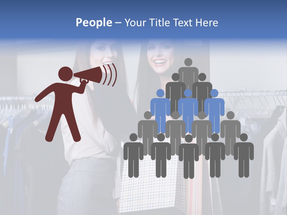 Portrait Length Cloth PowerPoint Template