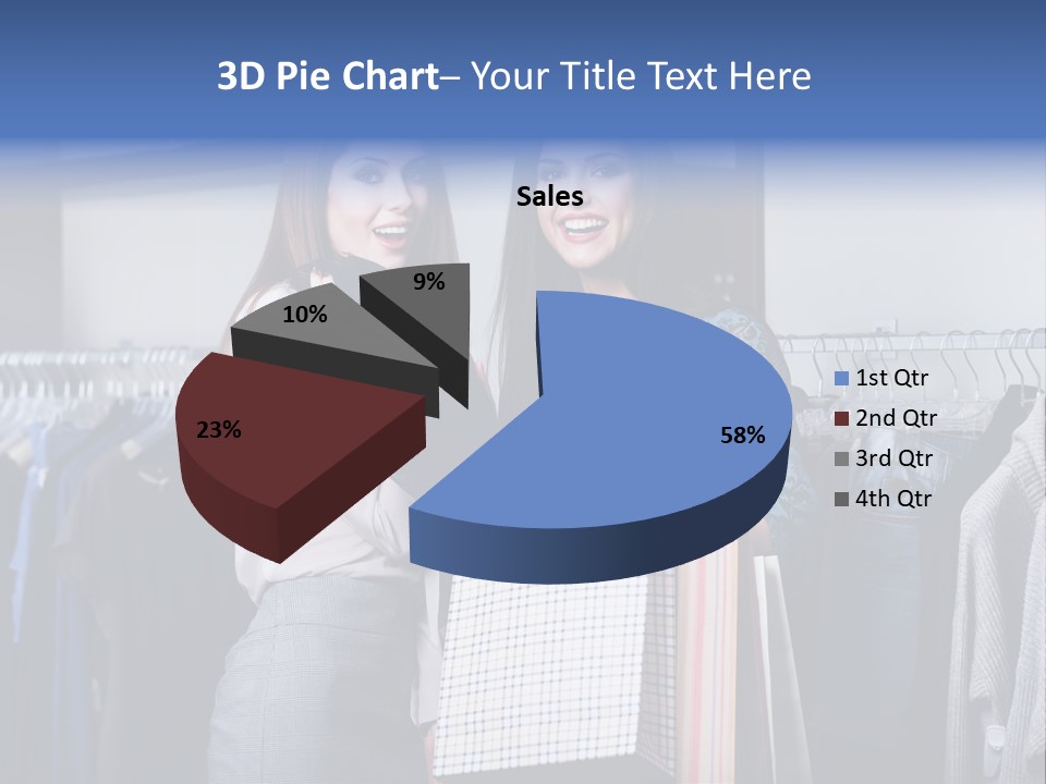 Portrait Length Cloth PowerPoint Template