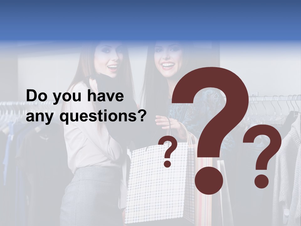 Portrait Length Cloth PowerPoint Template