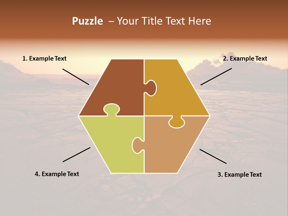 Broken Terrain Summer PowerPoint Template
