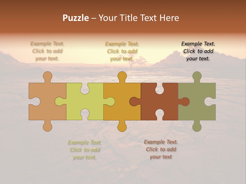 Broken Terrain Summer PowerPoint Template